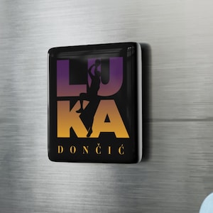 Luka Doncic Fridge Magnet | NBA Kitchen Magnet | LA All Star