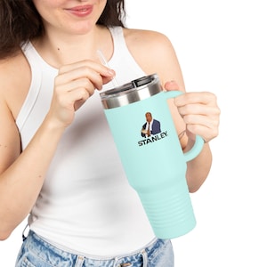 The Office Stanley Hudson Travel Cup: 40 oz Stainless Steel Tumbler
