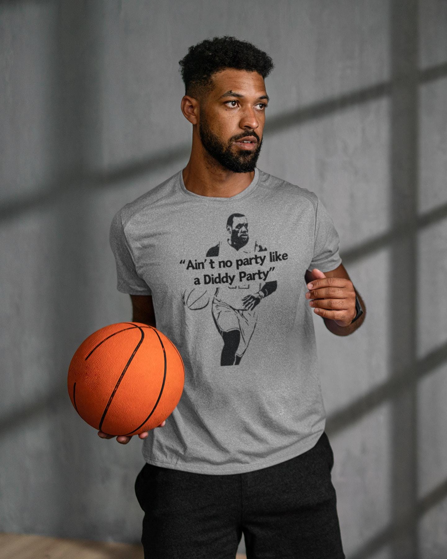 Lebron and P. Diddy Party Shirt | Ain't no party like a Diddy Party T-Shirt | King James Party Quote | Show your support at the ball games!