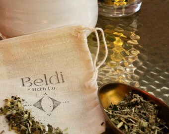 Cycle Support Herbal Tea, Organic, Custom Blend for Menstrual Cramp Support