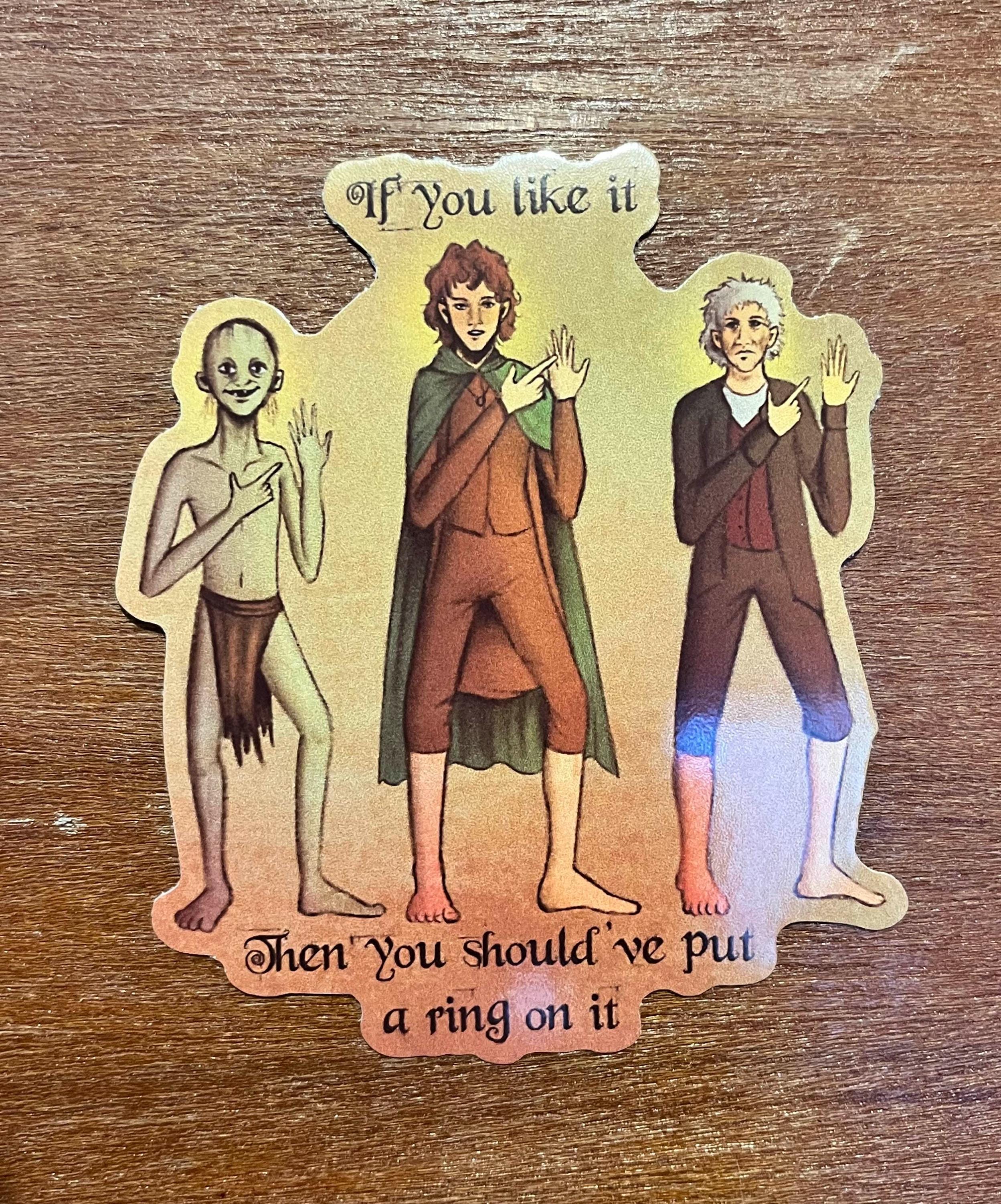 Frodo Sticker Lord of the Rings Waterproof Laptop Stickers | Frodo | Sam | Bilbo ...