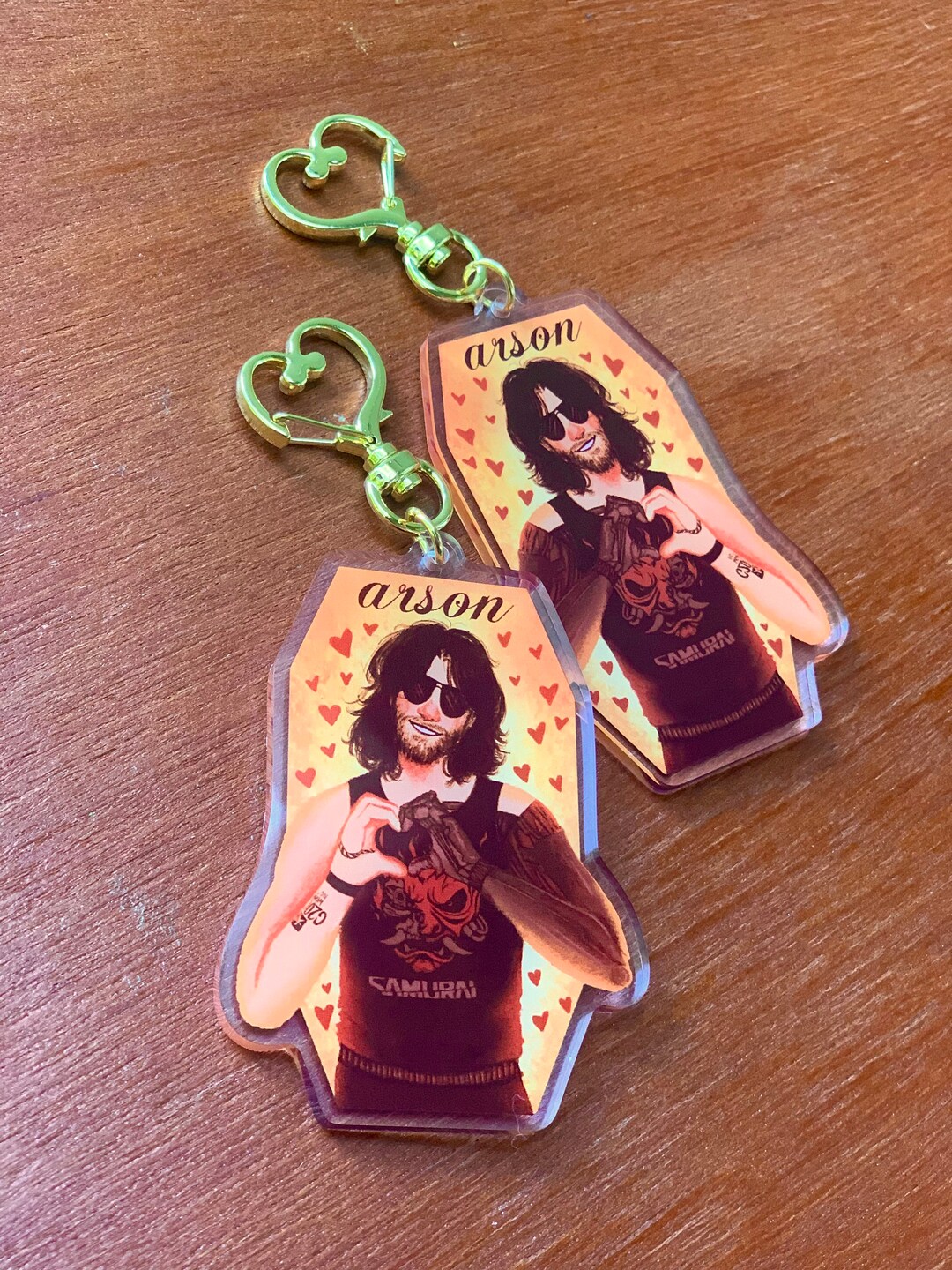 Johnny Silverhand Arson Keychain | Cyberpunk 2077 | Meme - Etsy