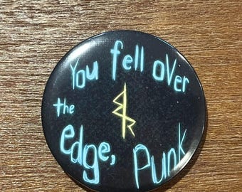 Cyberpunk Edgerunners Logo Badge Pin | Cyberpunk 2077 | Punk | Anime | Gamer | Sci-Fi