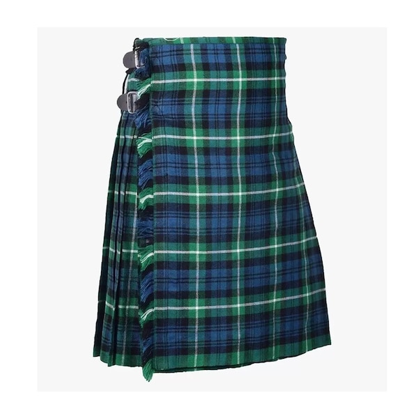 Kilt escocés de tartán Lamont - Kilt de tartán Lamont hecho a mano - Kilt de tartán hecho a mano - Kilt de tartán Lamont para hombre