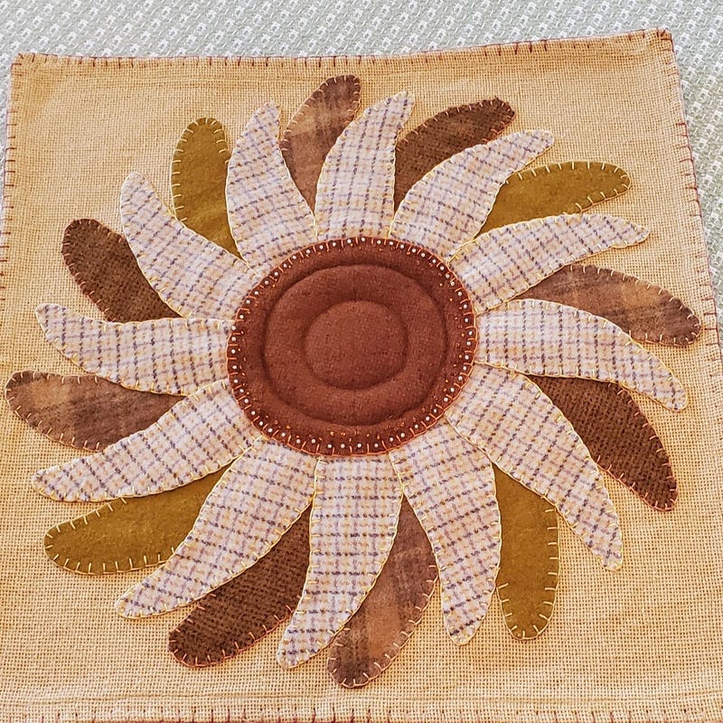 Sunflower Penny Rug - Etsy