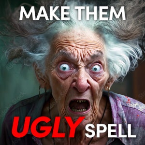 Make Them Ugly Spell - A spell to make them ugly, make enemy ugly spell, make ex ugly spell, make person ugly spell, karma spell, hex
