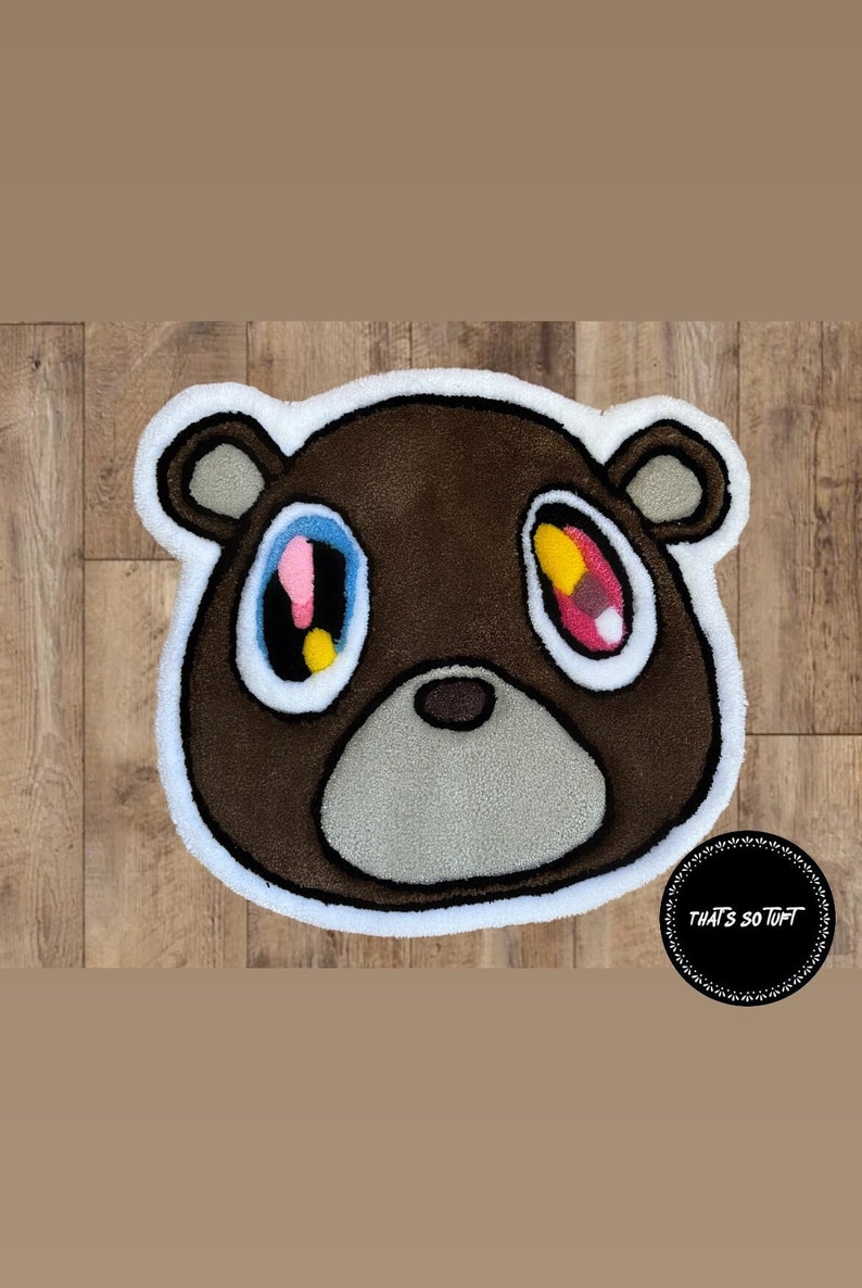 Custom Tufted Kanye West Graduation Bear Rug - Etsy