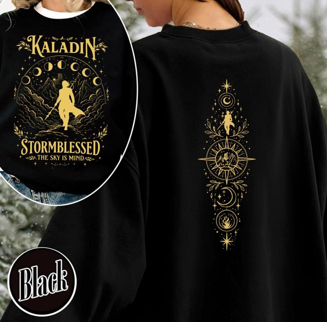 Stormlight Archive Windrunner Sweatshirt, Kaladin Stormblessed Shirt ...