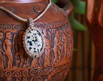 Dalmatische jaspis hanger