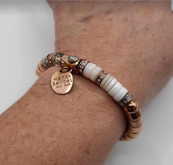 Henri Bendel New York Signed Stretch Bracelet, Santorini  display picture 1