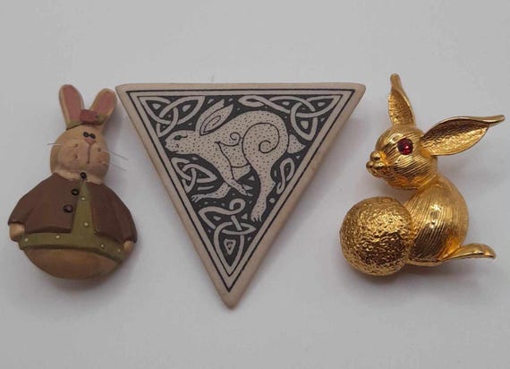 Spring And Easter Brooch Lot, Easter Brooches, Bu… - image 8