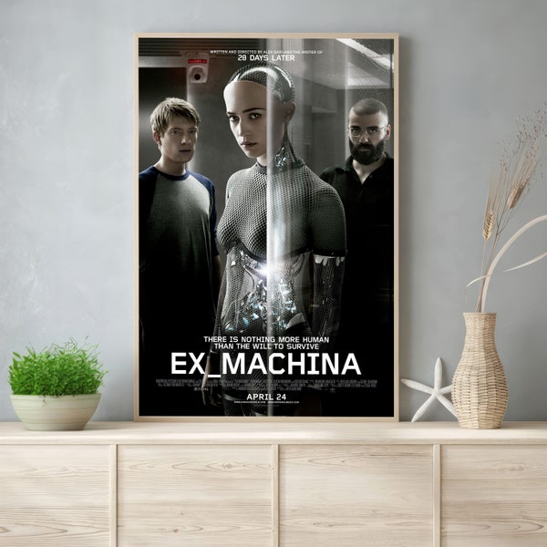 Ex Machina Movie Poster 2015 Film - Room Decor Wall Art - Poster Gift - Canvas Prints