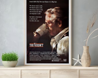 The Verdict Movie Poster 1982 Film - Room Decor Wall Art - Poster Gift - Canvas Prints
