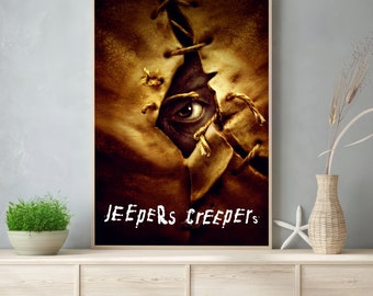 Jeepers Creepers Movie Poster 2001 Film - Room Decor Wall Art - Poster Gift - Canvas Prints