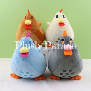 New: Stardew Valley Chicken, Plush Toy, Animal Stuffed Toy, Animal Plush, Palworld, Chicken Plush, Anime Plush, Birthday Gift for Kids