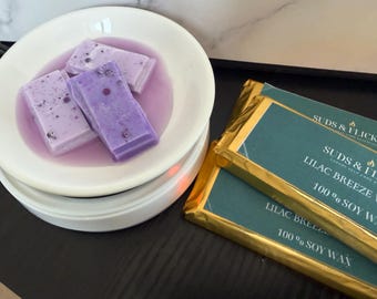 Relaxing Lilac Breeze Spring Wax Melt Bars