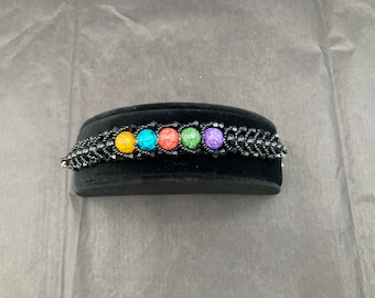 Final Fantasy VII Shadow Materia Bracelet FFVII Final Fantasy 7 Final Fantasy Bracelet FF7