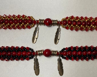 Final Fantasy VII Red Cosmo Canyon Bracelet Final Fantasy Bracelet FFVII Final Fantasy 7 Final Fantasy FF7 Red XIII