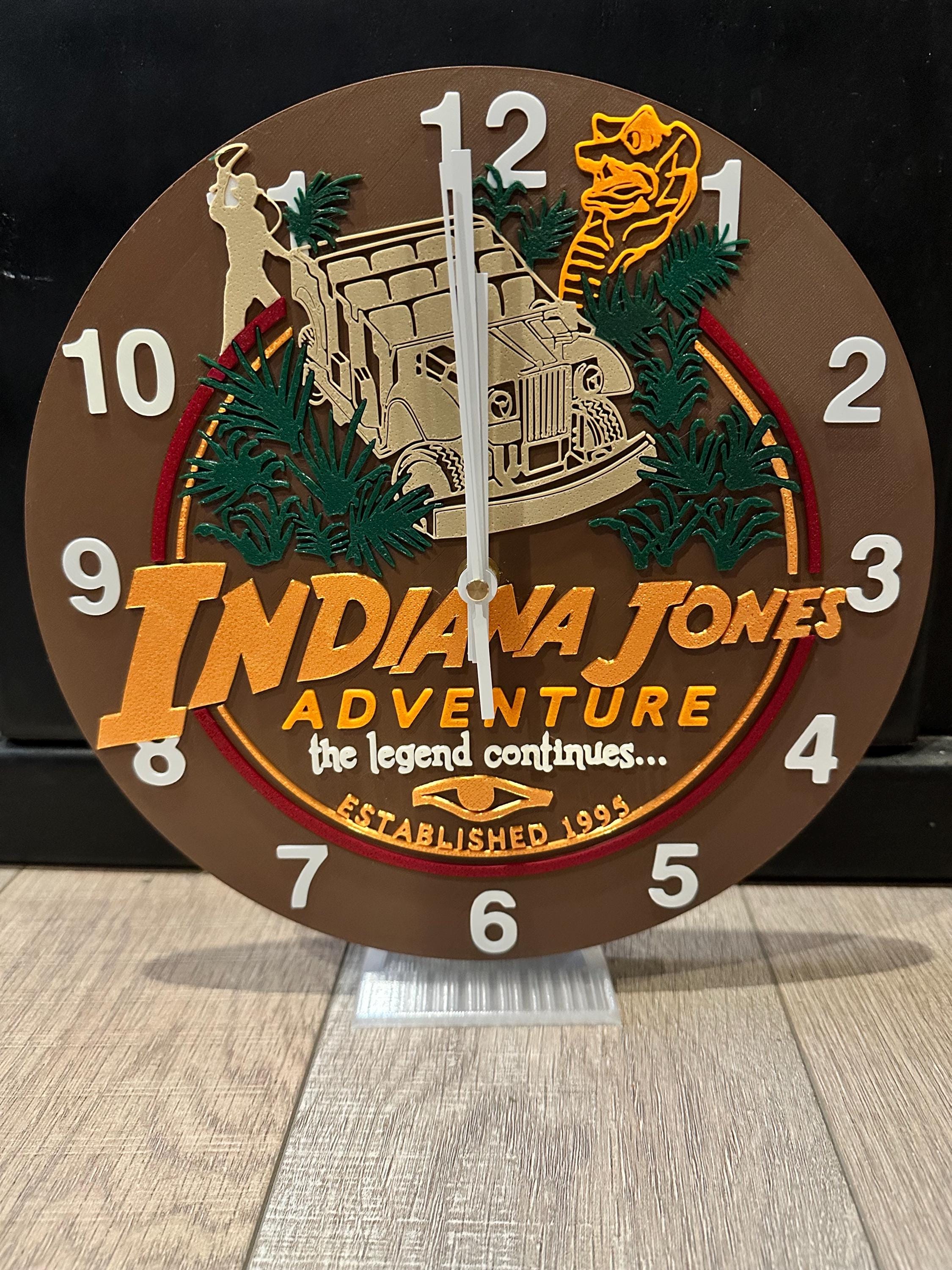 Indiana Jones Adventure 置き時計 Indiana Jones Clock - Etsy