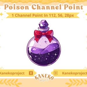 Poison Twitch Channel Points, Twitch Channel Point Icon, Twitch Emotes, Stream Emotes, Channel Point Redeem, Flower Stream, Channel Point