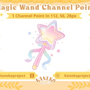 Magic Wand Twitch Channel Points, Twitch Channel Point Icon, Twitch Emotes, Stream Emotes, Channel Point Redeem, Flower Stream, Channelpoint