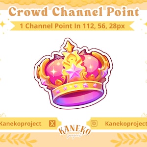 Crowd Twitch Channel Points, Twitch Channel Point Icon, Twitch Emotes, Stream Emotes, Channel Point Redeem, Flower Stream, Channel Point