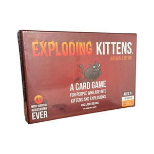 EXPLODING KITTENS - Gioco di carte edizione originale - Adatto alle famiglie e divertente