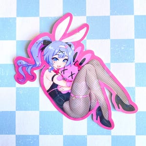 Adesivo in vinile Coniglio Miku