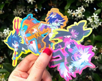 Monster Boys Holo Vinyl Stickers