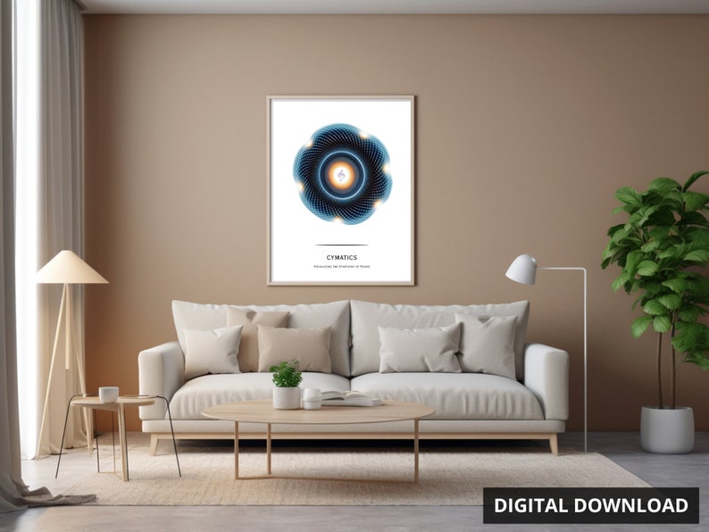 Cymatics Art Print: Visualizing the Symphony of Sound Hi-res 300dpi ...