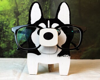 Panda Wooden Eyeglass Holder/Animal Eyeglasses Storage Ornament/Eyeglass Display/Animal Lover Gift