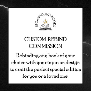 Custom Rebind | Custom Clothbound Hardcover Book | Personalized Book Gift | Handmade