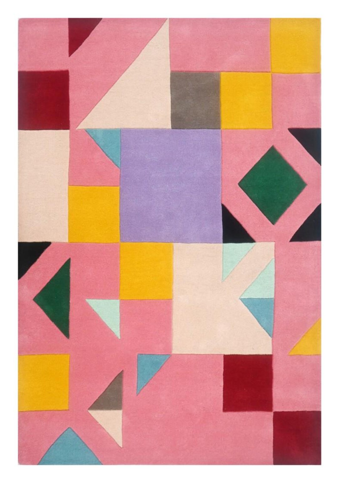 Sedona Prism Hand-tufted Wool Rug – Modern Geometric Embossed Carpet - Etsy