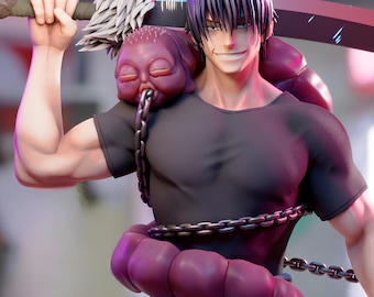 Maki Ze'nin From Jujutsu Kaisen 3D Printed & Painted 1/6 Scale