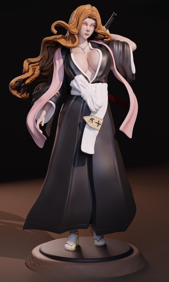 Rangi Printed Figurine | Hand-Painted Anime Figurine   |Optional Engraved Base