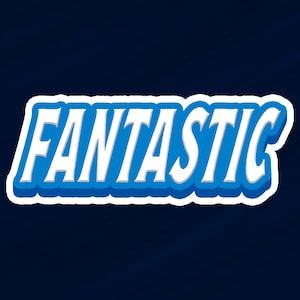 Fantastic 4 Vinyl Sticker - Mr. Fantastic - Vinyl Stickers