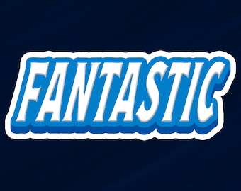 Fantastic 4 Vinyl Sticker - Weatherproof Decal