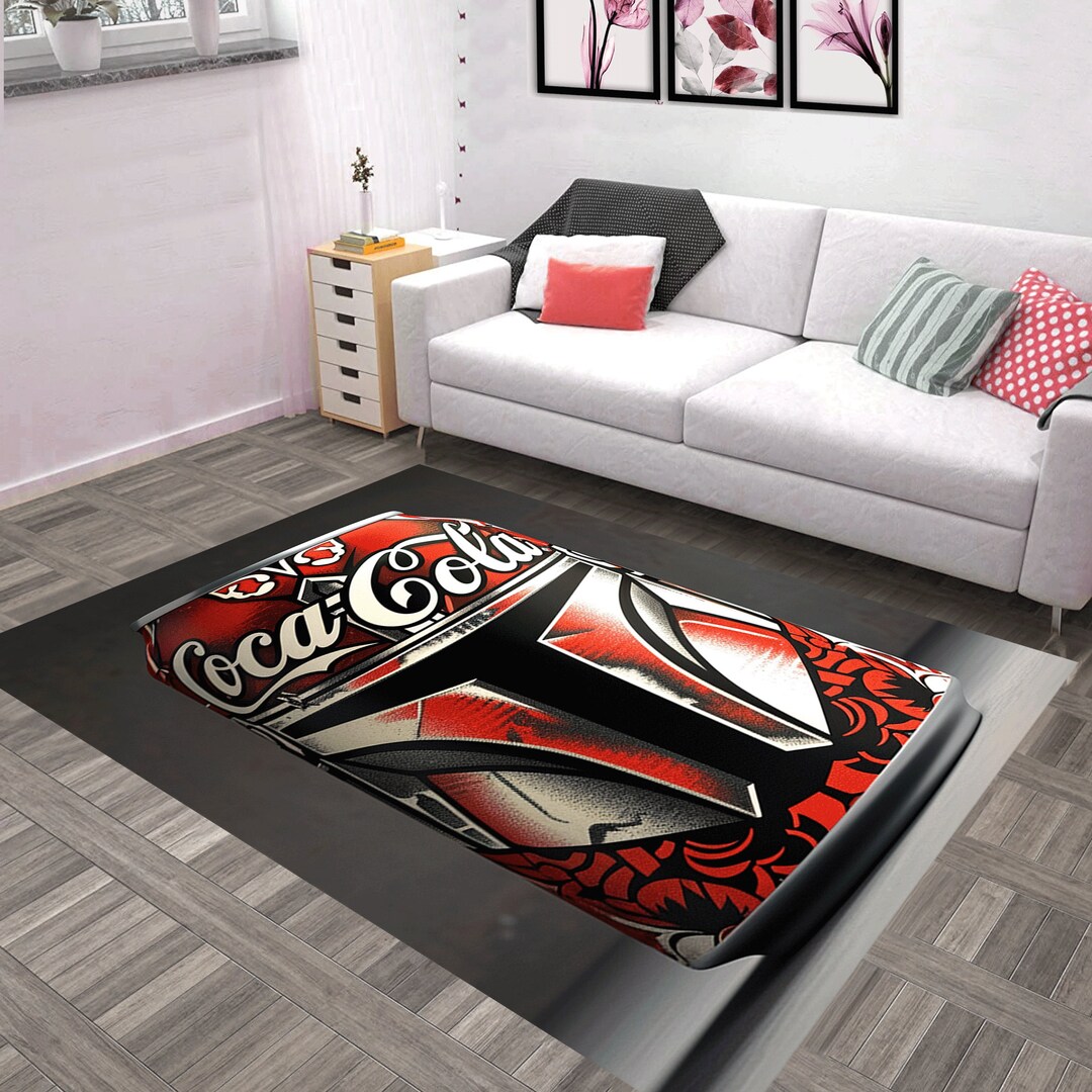 Coca Cola Rug,coca Cola Themed Rug,pattern Rug,popular Rug,themed Rug ...