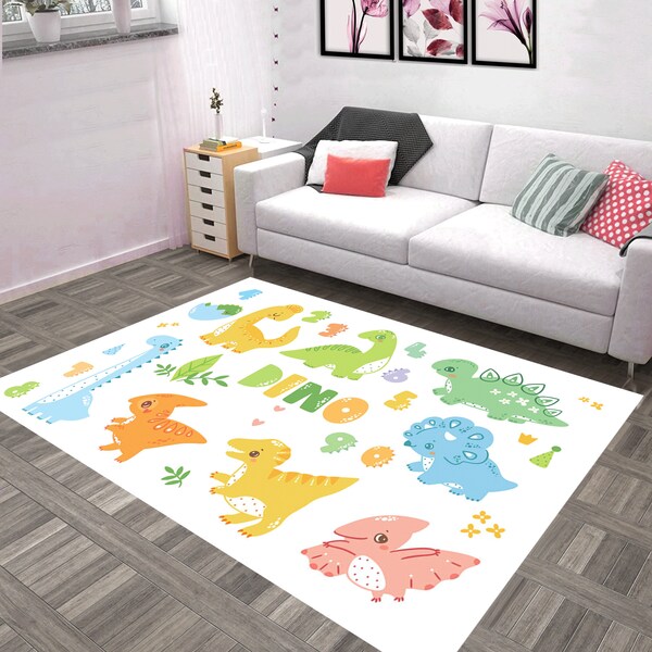Dinosaur Rug - Etsy