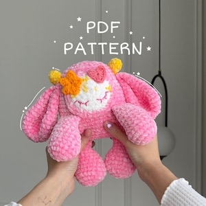 SOLO PDF MODELLO Mostro all'uncinetto, Schema mostro dormiente all'uncinetto, Schema uncinetto Amigurumi in inglese, Schema mostro carino all'uncinetto