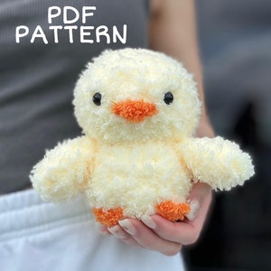 Baby Duck Crochet Pattern, Duck Crochet Amigurumi Pattern in ENGLISH, Chick Crochet Pattern, Farm Animal Crochet Pattern