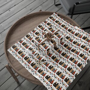 Kimono Cats Gift Wrapping Paper | 90gsm Fine Art Present Wrap image 5