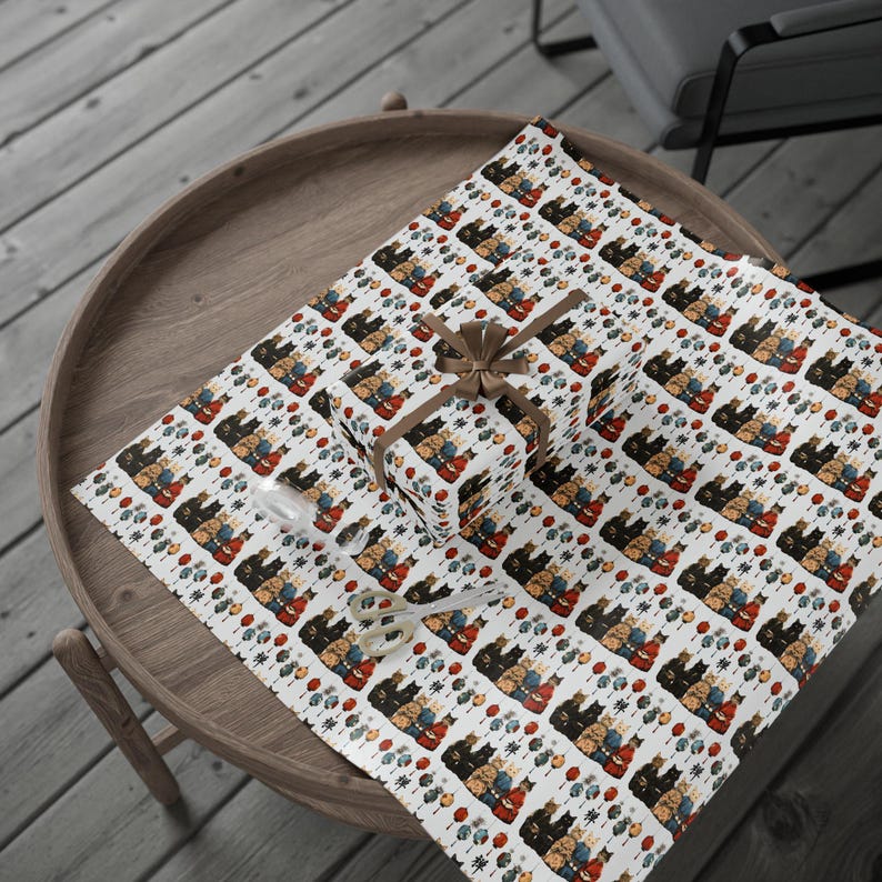 Kimono Cats Gift Wrapping Paper | 90gsm Fine Art Present Wrap image 5
