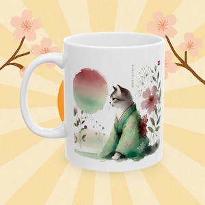 Floral Ceramic Coffee Mug: Garden-Inspired Tea Cup