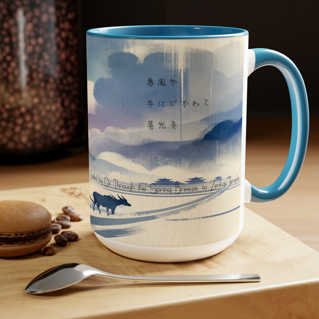 Japanese Haiku Mug Haiku Poems, Matsuo Basho, Kobayashi Issa, Gift for ...
