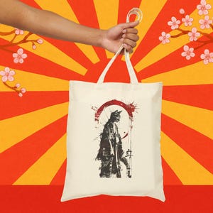 Stylish Cotton Canvas Tote Bag, Art Tote, Eco-Friendly Shopping Bag, Gift for Art Lovers, Reusable Grocery Tote, Boho Chic Bag