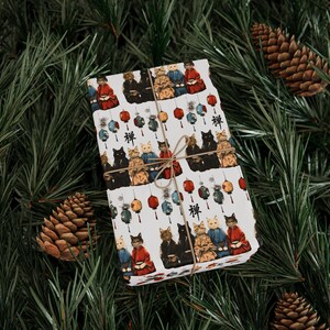 Kimono Cats Gift Wrapping Paper | 90gsm Fine Art Present Wrap image 14