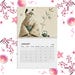 Japanese Lucky Cat, "Maneki-neko" | 2024 7 X 6.1 Inch Desk Calendar | Todan Japan TD-30285 | Made In Japan