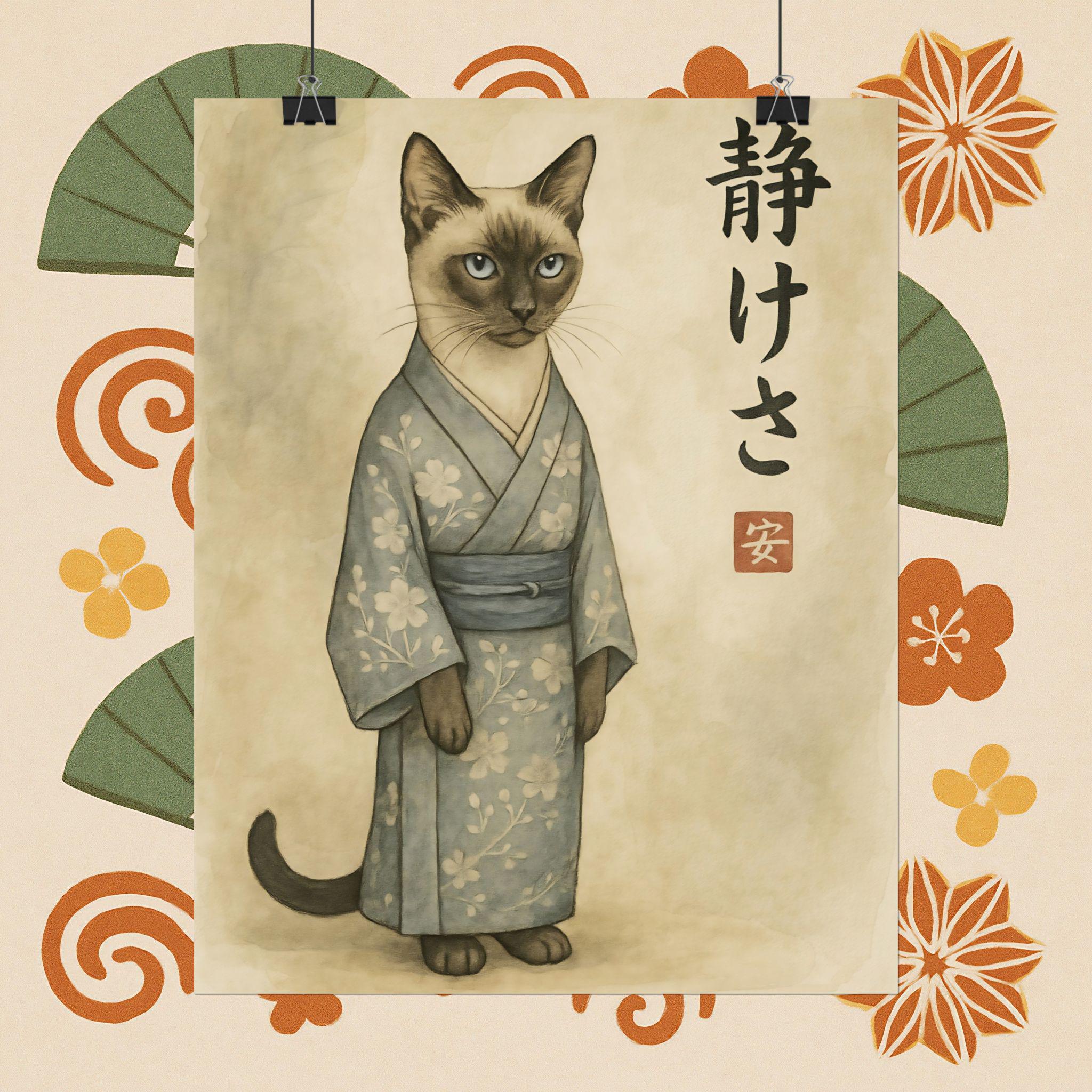 超人気新品 KimonoCatsCollection Etsy - 着物・浴衣