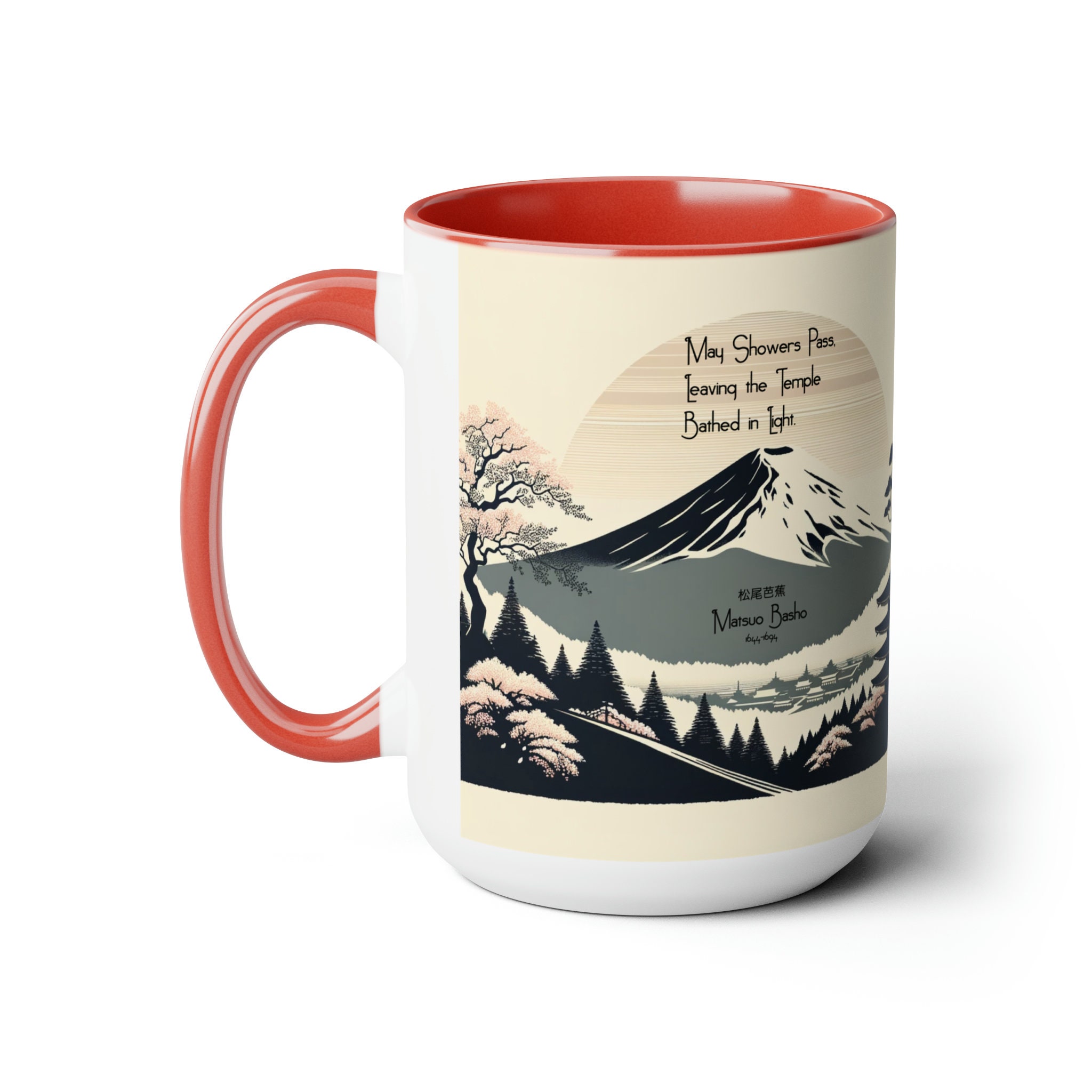 Japanese Haiku Mug Haiku Poems, Matsuo Basho, Kobayashi Issa, Gift for ...